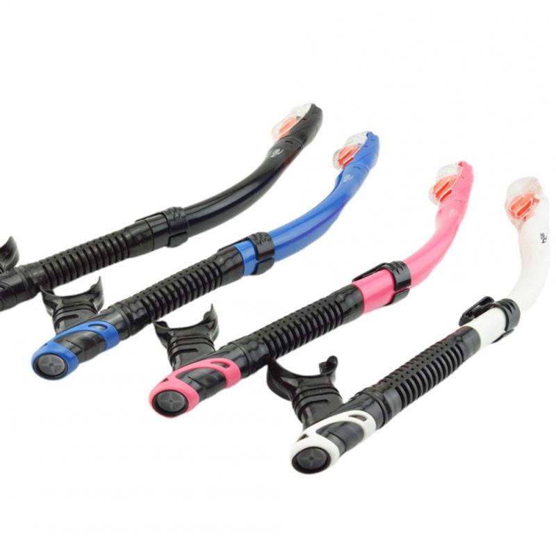 DM406+SN506 Professional Full-dry Snorkeling Mask Foldable for adult Scuba Diving Mask black_Single snorkel