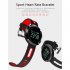 DM58 0 95 Inch Round Display Screen Smart Bracelet Heart Rate Monitor Sport Wristband Fitness Tracker Smartband Silver Black
