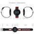 DM58 0 95 Inch Round Display Screen Smart Bracelet Heart Rate Monitor Sport Wristband Fitness Tracker Smartband Silver Black