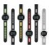 DM58 0 95 Inch Round Display Screen Smart Bracelet Heart Rate Monitor Sport Wristband Fitness Tracker Smartband Silver Black