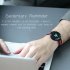 DM58 0 95 Inch Round Display Screen Smart Bracelet Heart Rate Monitor Sport Wristband Fitness Tracker Smartband Silver Black