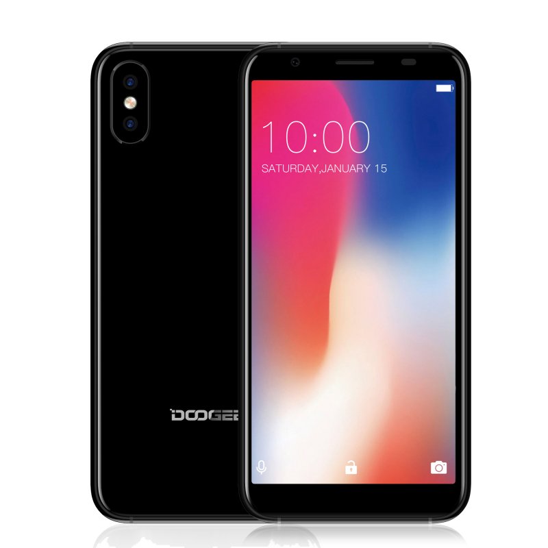 Original DOOGEE X55 5.5 Inch Smartphone Black