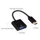 DP  To  VGA  Adapter  Cable Male To Female Converter For Pc Computer Laptop Hd Tv Monitor Projector Black