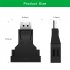 DP to DVI 24 5 Converter Male to Female Display Port Adapter Cable for PC Laptop Projector Monitor black