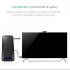 DP to HDMI Adapter Display Port Male to Female HDMI Cable Converter Adapter for Projector Display Laptop TV 4K 2K 1080P black