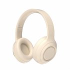 DR58 Bluetooth Headphones Over Ear Wireless Headphones With Microphone Foldable Lightweight Headset With Deep Bass White