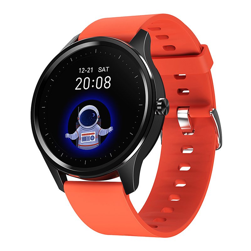 DT55 Color Screen Smart Watch Caller Information Push Heart Rate Bluetooth Multi-mode Sports Bracelet Orange