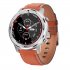 DT78 Smart Watch Sports Smartwatch Fitness Bracelet B1 3inch Full Touch Screen 230mAh Battery IP68 Waterproof Health Monitor Brown silicone band