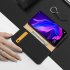 DUX DUCIS For HUAWEI P30 lite   Nova 4E Solid Color Magnetic Leather Protective Phone Case with Bracket Royal blue