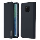 DUX DUCIS For Huawei MATE 20 pro Luxury Genuine Leather Magnetic Flip Cover Full Protective Case with Bracket Card Slot blue_Huawei MATE 20 pro