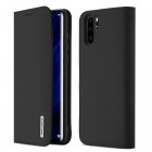DUX DUCIS For Huawei P30 pro Luxury Genuine Leather Magnetic Flip Cover Full Protective Case with Bracket Card Slot black Huawei P30 pro