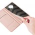 DUX DUCIS For Redmi K30 Pro Leather Mobile Phone Cover Magnetic Protective Case Bracket with Cards Slot Pink