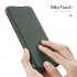 DUX DUCIS For Samsung A51 Leather Mobile Phone Cover Magnetic Protective Case Bracket with Card Slot Dark green
