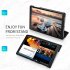 DUX DUCIS For Samsung TAB A 8 0  2019  P200 P205 Simple Solid Color Smart PU Leather Case Anti fall Protective Stand Cover with Pencil Holder Sleep Function  bl