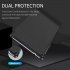 DUX DUCIS For Samsung TAB A 8 0  2019  P200 P205 Simple Solid Color Smart PU Leather Case Anti fall Protective Stand Cover with Pencil Holder Sleep Function  bl