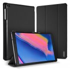 DUX DUCIS For Samsung TAB A 8 0  2019  P200 P205 Simple Solid Color Smart PU Leather Case Anti fall Protective Stand Cover with Pencil Holder Sleep Function  bl