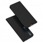 DUX DUCIS For <span style='color:#F7840C'>XIAOMI</span> 10/MI 10 Pro Fall Resistant Mobile Phone Cover Magnetic Leather Protective Case with Cards Slot Bracket black