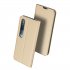 DUX DUCIS For XIAOMI 10 MI 10 Pro Fall Resistant Mobile Phone Cover Magnetic Leather Protective Case with Cards Slot Bracket Tyrant Gold