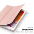 DUX DUCIS For iPad pro 7 10 2Inches 2019 PU Leather  TPU Back Shell Full Protective Case with Pen Holder Pink
