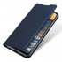 DUX DUCIS for Nokia 5 3 Leather Mobile Phone Cover with Bracket Card Slot Magnetic Protective Case blue