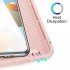 DUX DUCIS for Samsung A21S A51 5G Magnetic Mobile Phone Holder Leather Case with Cards Slot Pink Samsung A21S