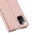 DUX DUCIS for Samsung A21s A51 5G Magnetic Protective Case Bracket with Card Slot Leather Mobile Phone Cover Rose gold