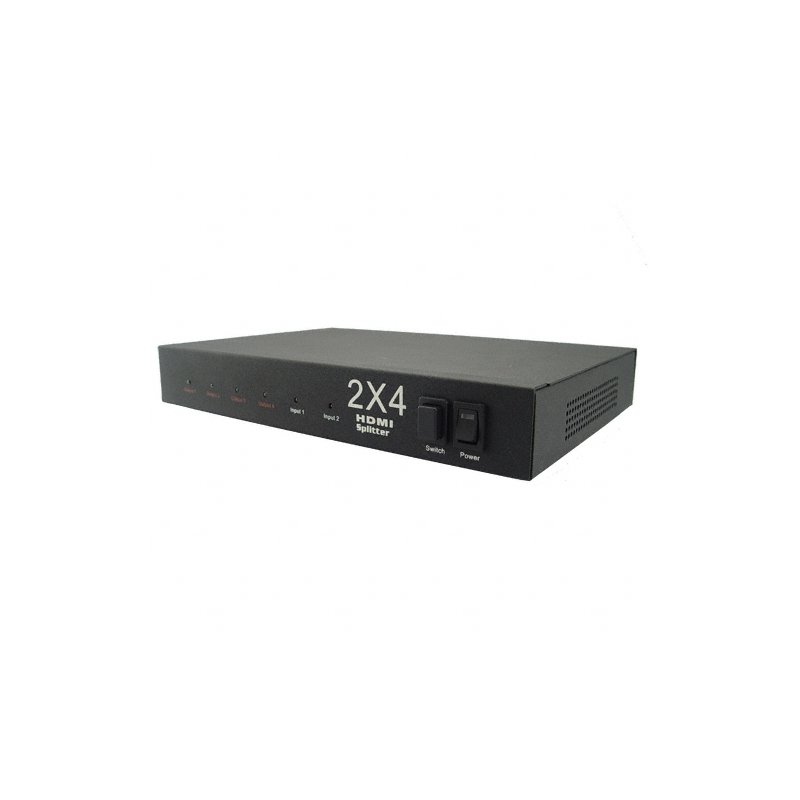 2 Channel 4-Way HDMI Splitter