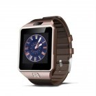DZ09 Smart Watch Bluetooth Positioning Mobile Phone Card Pedometer Anti Lost Wearable Device Gold