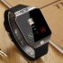 DZ09 Smart Watch Bluetooth Positioning Mobile Phone Card Pedometer Anti Lost Wearable Device black