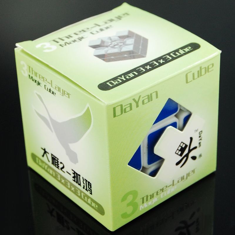 [US Direct] DaYan GuHong (Lone Goose) 3x3 Speed Cube Puzzle White