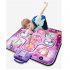 Dance Music Carpet Multifunctional 9 Keys Household Electric Music Mat Pedal Music Carpet Game Console Toy blue