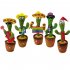 Dancing  Cactus  Toys Plush Singing Cactus Toy Home Decoration Children Playing Toy Mexican style English song battery version