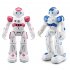 Dancing Remote Control Robot Intelligent Programming Gesture Sensing Automatic Presentation RC Robot Toys For Boys Girls Birthday Christmas New Year Toys Blue