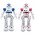 Dancing Remote Control Robot Intelligent Programming Gesture Sensing Automatic Presentation RC Robot Toys For Boys Girls Birthday Christmas New Year Toys Blue