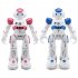 Dancing Remote Control Robot Intelligent Programming Gesture Sensing Automatic Presentation RC Robot Toys For Boys Girls Birthday Christmas New Year Toys Blue