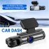 Dash Cam 3 16 inch Dual lens Driving Recorder Front Inside Camera G sensor HD Night Vision Wide angle Car Dvr Black