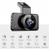 Dash Cam 3 inch Ips Screen Wide Angle Top Dashboard Camera Recorder G Sensor Night Vision Loop Recording Black