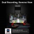 Dash Cam 3 inch Ips Screen Wide Angle Top Dashboard Camera Recorder G Sensor Night Vision Loop Recording Black