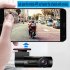 Dash Cam Car DVR Camera Recorder Dash Camera Recorder Car Radio USB Support TF Card Motion Detection black