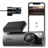 Dash Cam Front Rear Camera 2K 1K WiFi GPS Driving Recorder Dashboard Camera WDR Car Dashcam Single lens