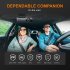 Dash Cam Front Rear Camera 2K 1K WiFi GPS Driving Recorder Dashboard Camera WDR Car Dashcam Single lens