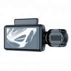 Dash Cam Front Rear Inside 3 Channel Dash Camera Parking Monitor Video Recorder