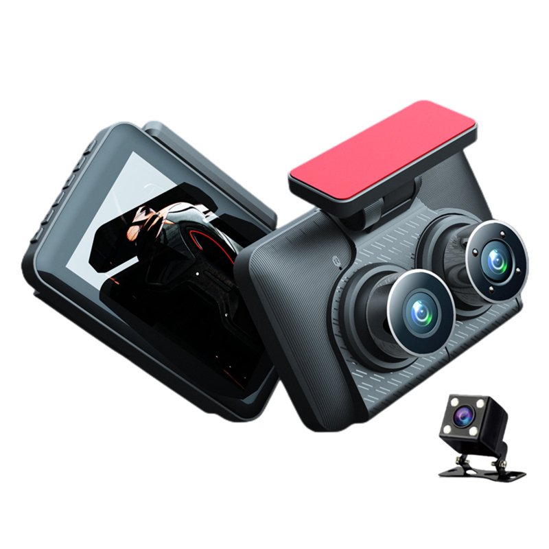 Buy Wholesale China 3 Channel Dash Cam Front And Rear Inside