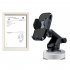 Dashboard Phone Holder Suction Cup Type 360 Widest View Flexible Long Arm Multi functional Instrument Panel Navigation Mount black