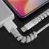 Data  Cable  Protective  Cover Mobile Phone Charging Cable Anti breaking Threaded Silicone Sleeve random