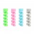 Data  Cable  Protective  Cover Mobile Phone Charging Cable Anti breaking Threaded Silicone Sleeve random