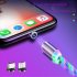 Data Line LED Magnetic Micro USB Cable Android Type C IOS Fast Charging Cable for Mobile Phone color Type C interface