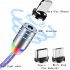 Data Line LED Magnetic Micro USB Cable Android Type C IOS Fast Charging Cable for Mobile Phone color Type C interface