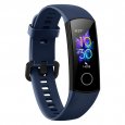 Original HUAWEI HONOR 5 384KB+1MB 100mAh Smart Bracelet Multifunctional Heart Rate Blood Oxygen 5ATM Waterproof Wristwatch blue