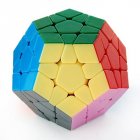 [US Direct] Dayan Megaminx I Stickerless Speed Cube Puzzle 12-axis 3-rank Dodecahedron without Ridges